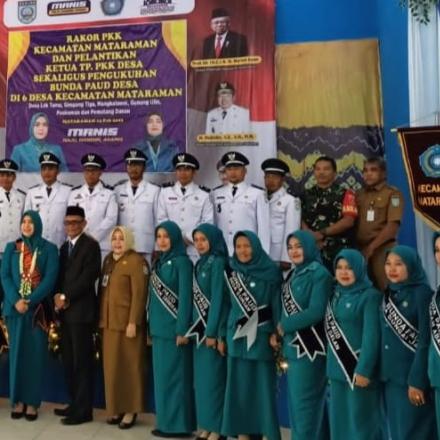 Meriahnya Pelantikan Ketua TP. PKK dan Pengukuhan Bunda PAUD di 6 Desa Kecamatan Mataraman