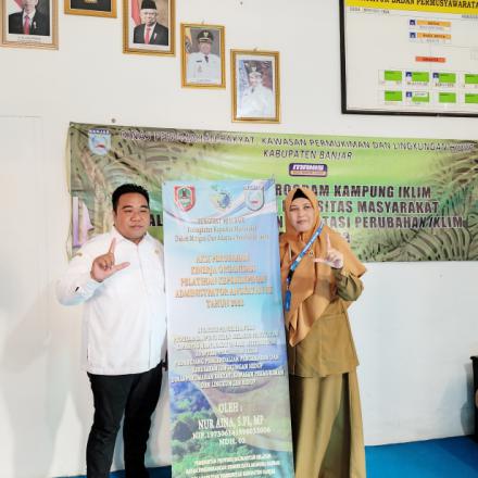 DPRKPLH  Kabupaten Banjar Gelar Sosialisasi Program Kampung Iklim Tahun 2023 di Desa Simpang Tiga