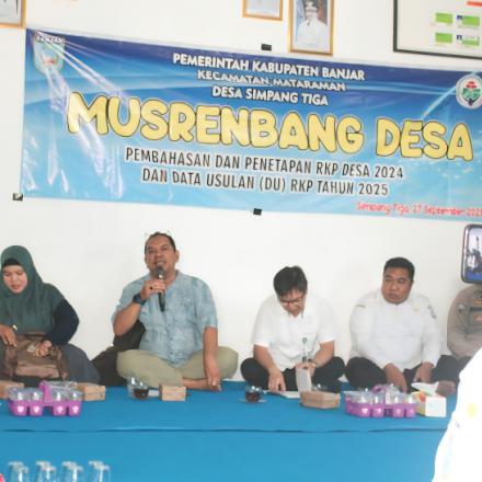 Musrenbang Desa Simpang Tiga: Wujud Keterlibatan Masyarakat Dalam Pembangunan Desa