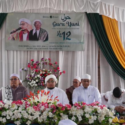 Ratusan Jamaah Hadiri Puncak Peringatan Haul ke-12 As Syekh Fadhil H. M. Yuni Bin Jalaludin 